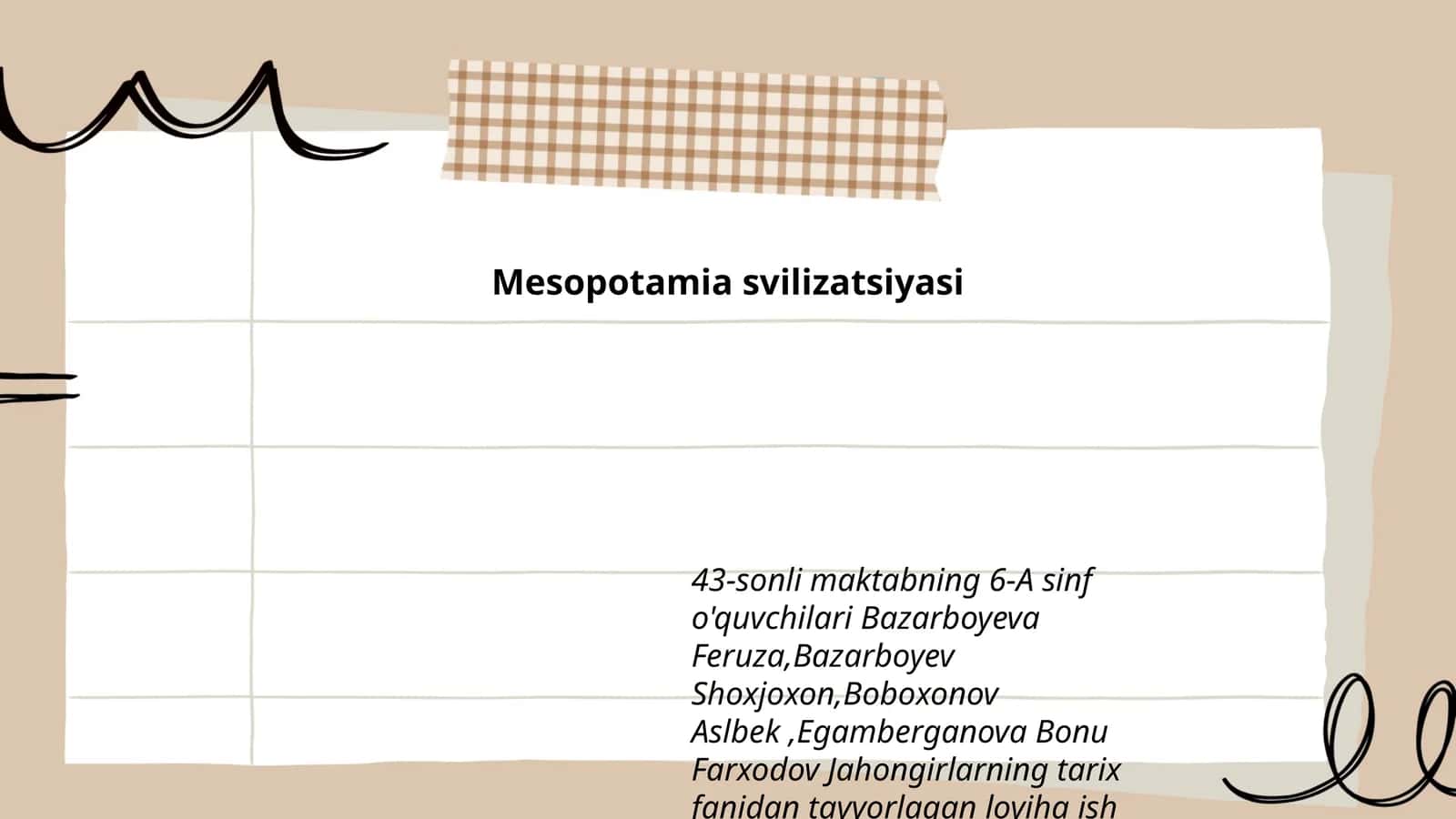 Mesopotamia svilizatsiyasi 1