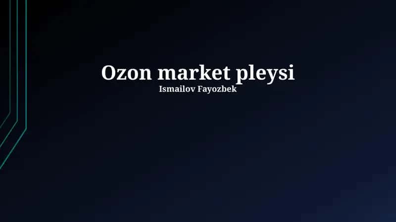 Ozon Bozorida Kelajak Imkoniyatlari 1