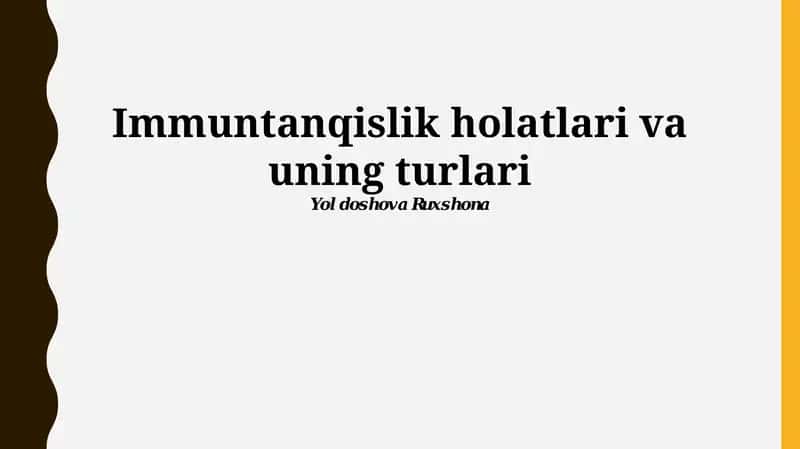Kombinatsiyalangan immunitet tanqisligi 1
