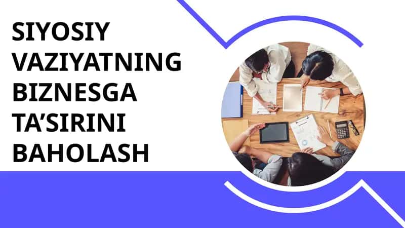 SIYOSIY VAZIYATNING BIZNESGA TA’SIRINI BAHOLASH 1