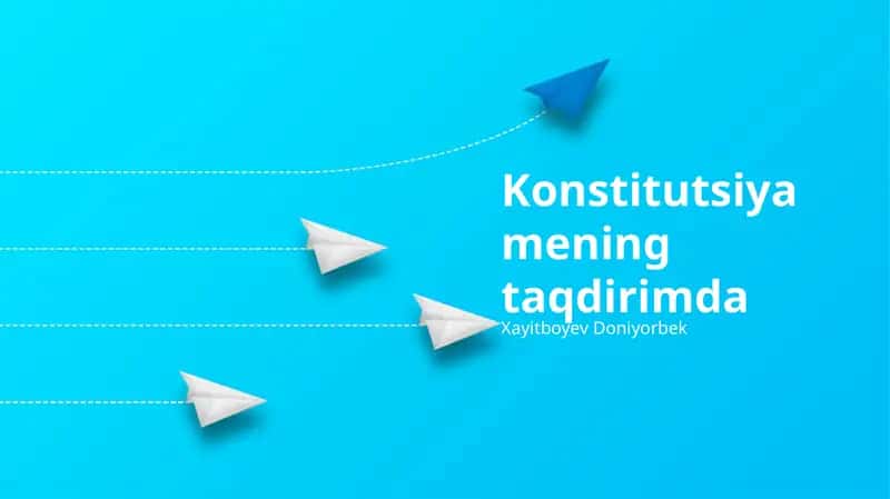 Konstitutsiya Mening Taqdirimda 1