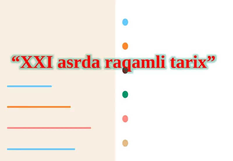 Raqamlitarix – XXI asrda raqamli texnologiyalarning tarixiy tadqiqotlarda qo‘llanilishi 1