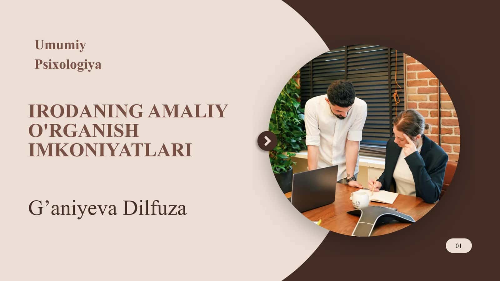 IRODANING AMALIY O'RGANISH IMKONIYATLARI 1