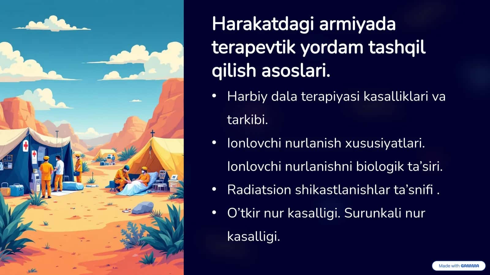 HARBIY DALA TERAPIYASI FANINING MAQSADI VA VAZIFALARI 1
