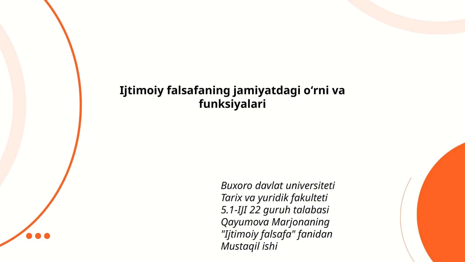 Ijtimoiy falsafaning jamiyatdagi oʻrni va funksiyalari 1
