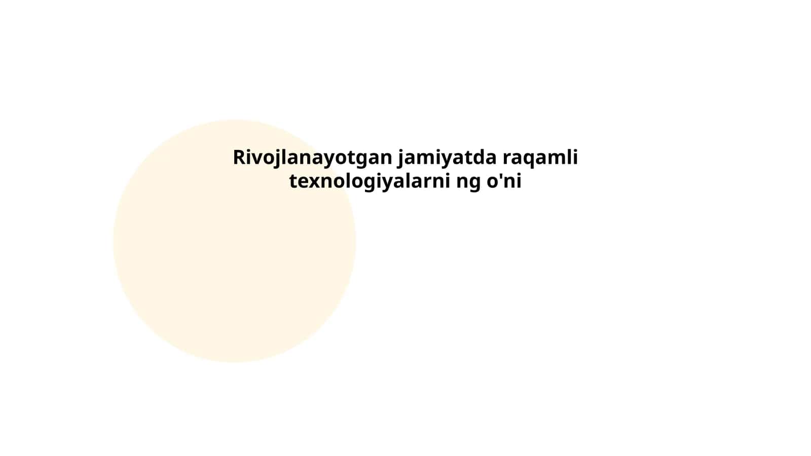 Raqamli texnologiyalarning ta'limda roli 1