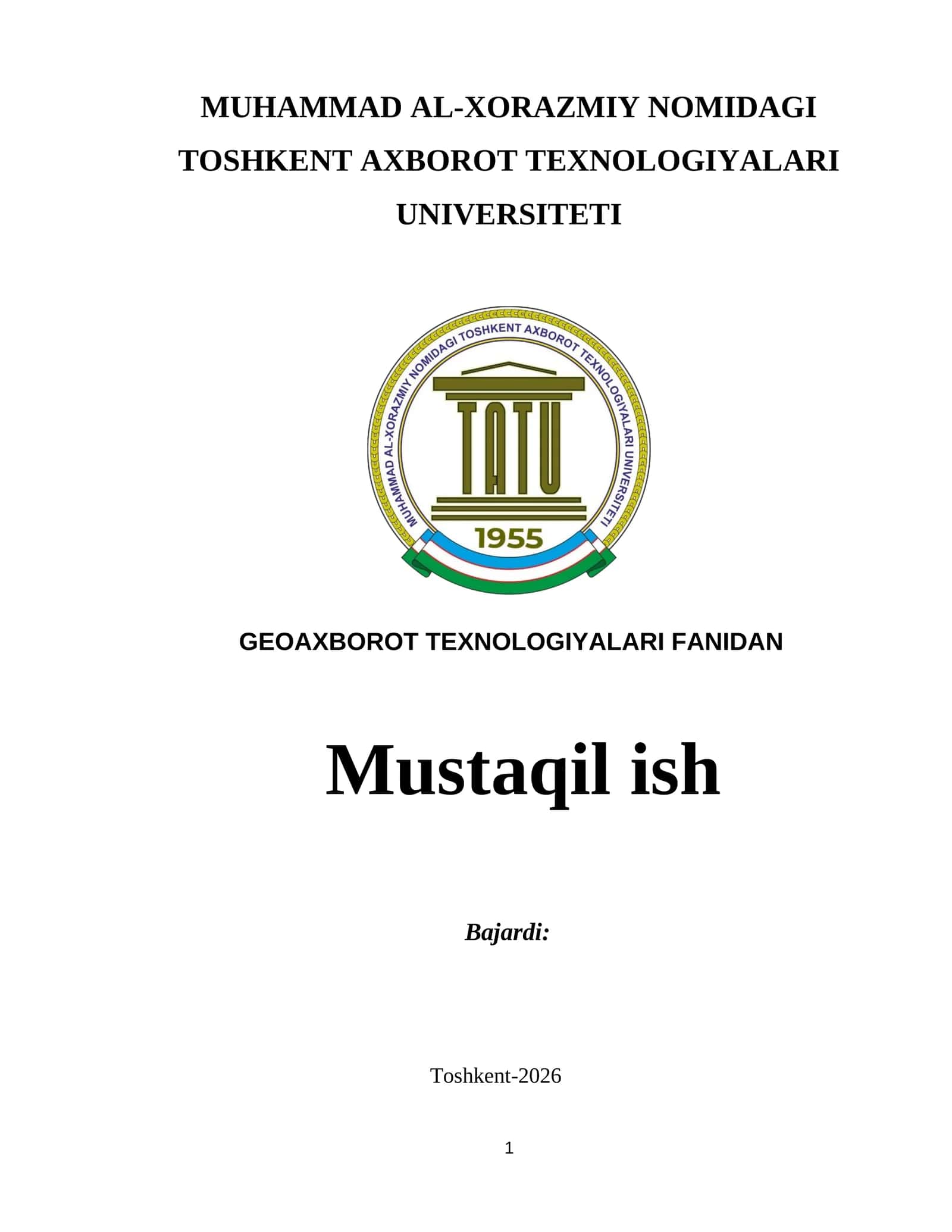 Buffer (bufer) zonalarini hosil qilish va tahlil qilish 1