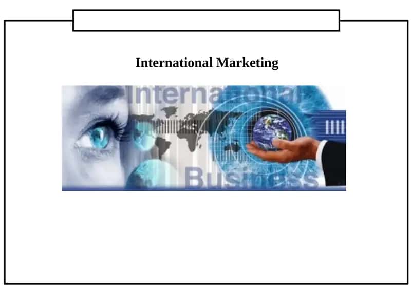 International Marketing 1