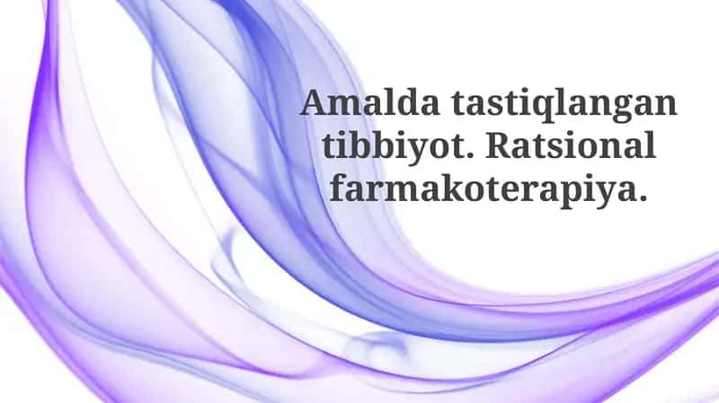 Ratsional farmakoterapiya 1