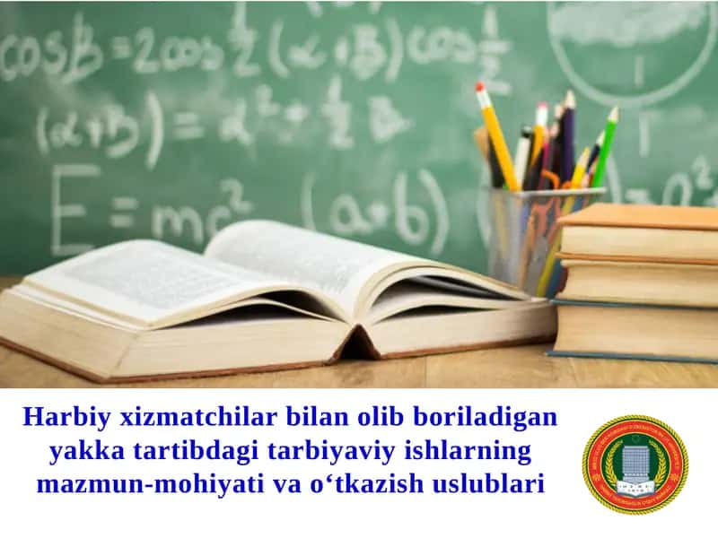 Harbiy xizmatchilar bilan olib boriladigan yakkatartibdagitarbiyaviy ishlar mazmuni 1