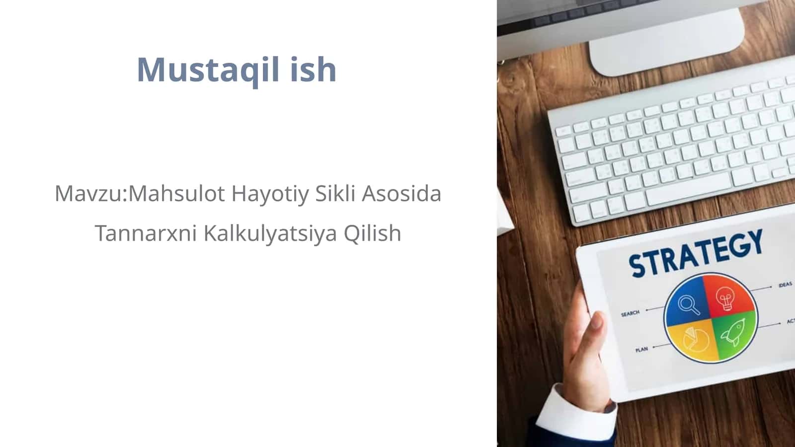 Mahsulot Hayotiy Sikli Asosida Tannarxni Kalkulyatsiya Qilish 1