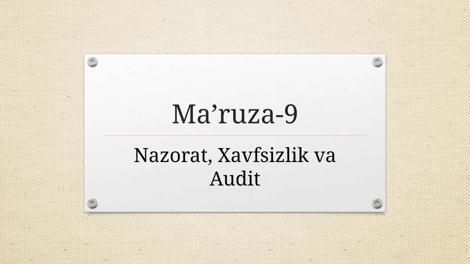 buxgalteriya ish samaradorligida nazorat 1