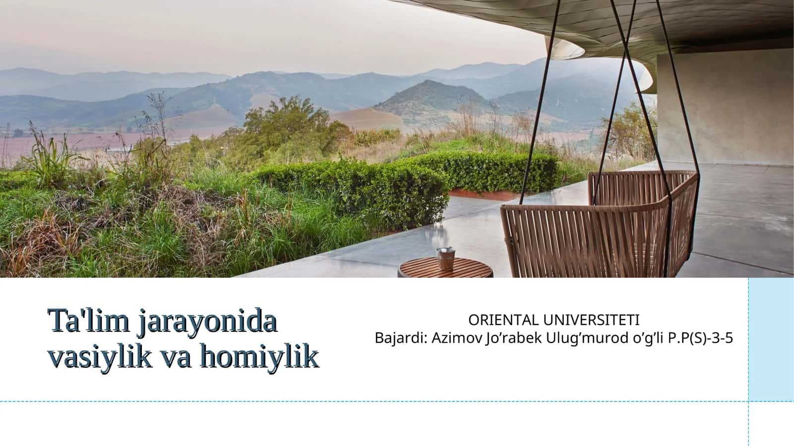 Ta'lim jarayonida vasiylik va homiylik 1