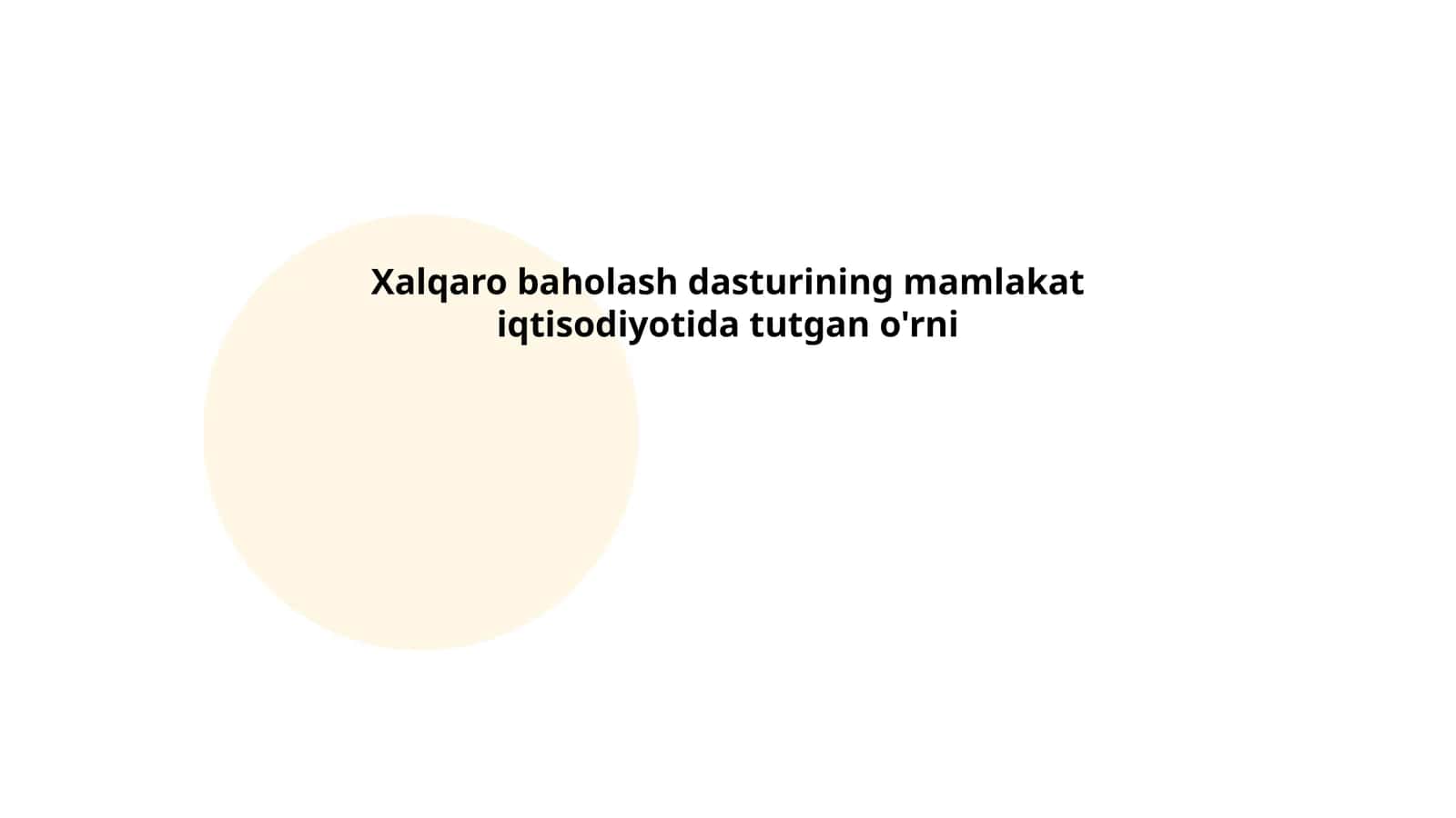 Xalqaro baholash dasturi 1