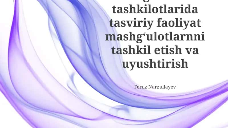 Badiiyatni ulashish: Ko'rgazmalar va bayramlar 1