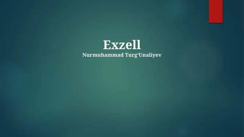 Exzell 1