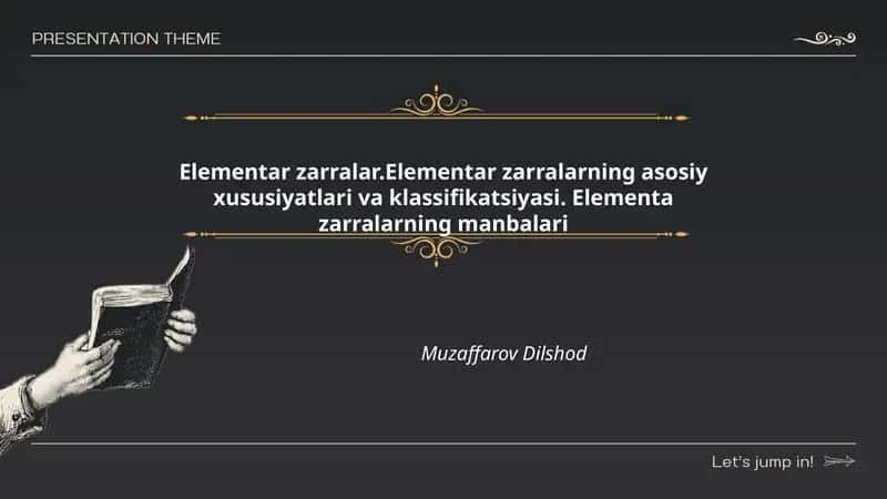 Elementar zarralar 1