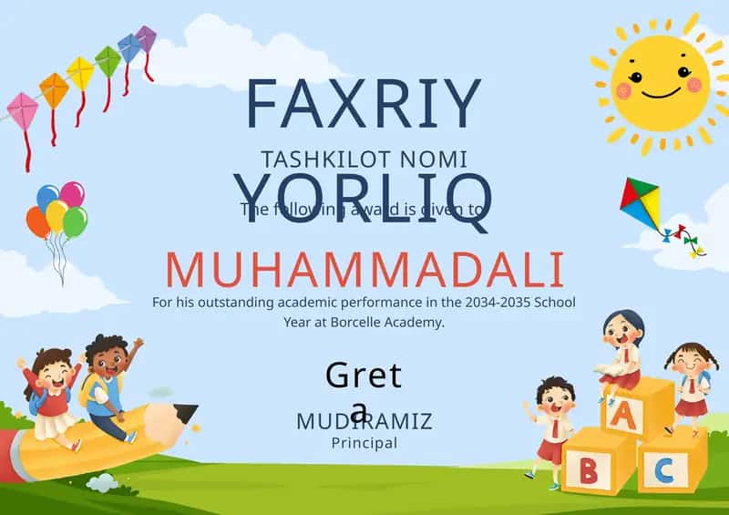 FAXRIY YORLIQ Faxriy yorliq shablon PowerPoint 1