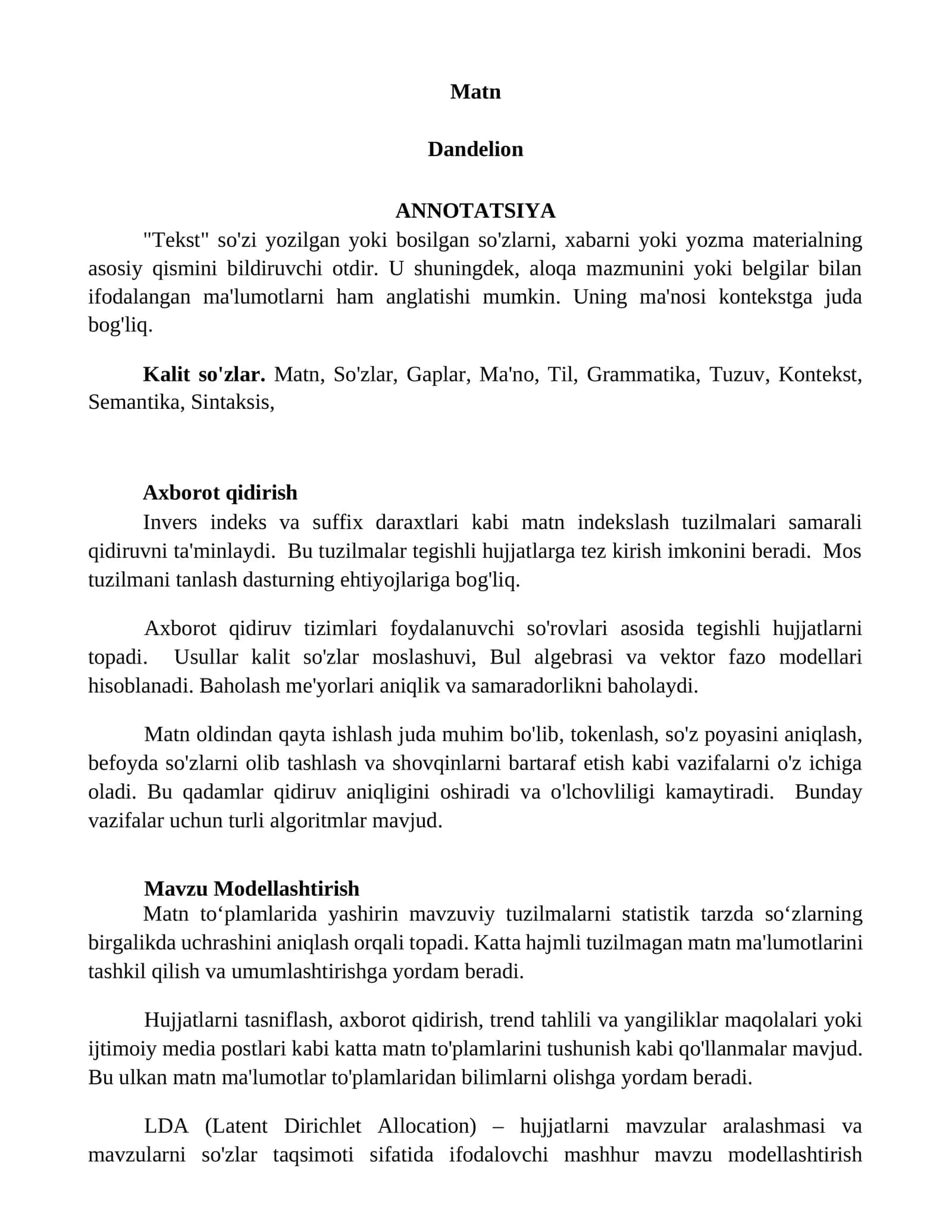 Matn 1