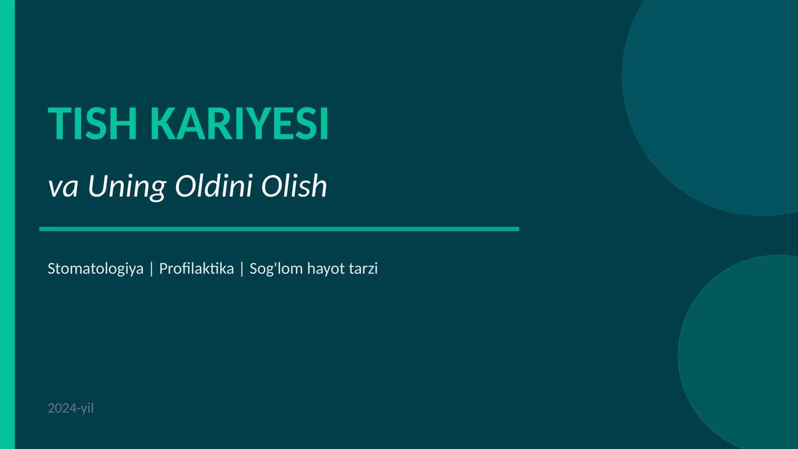 TISH KARIYESI 1
