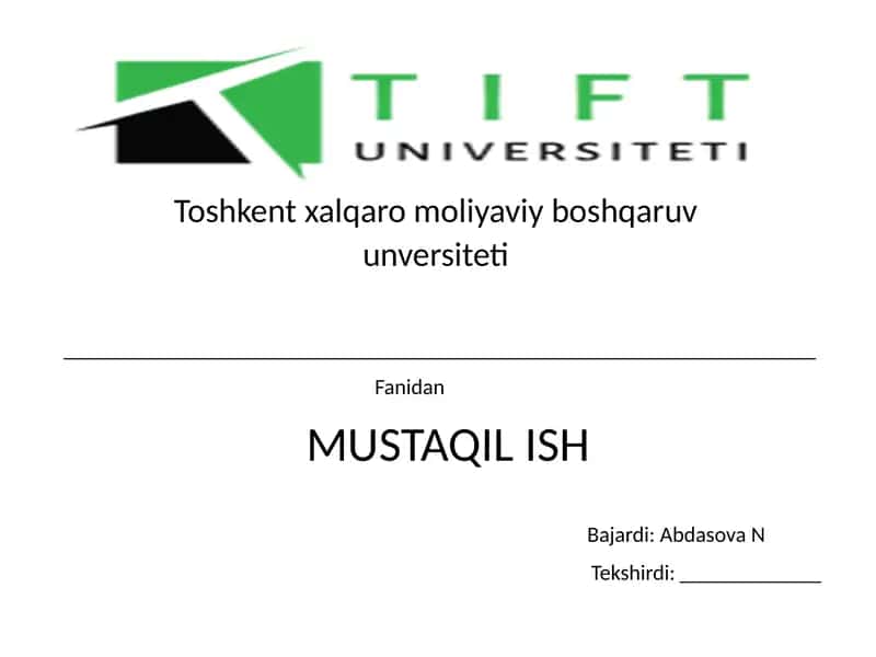 Ekologiya fanining vazifalari 1