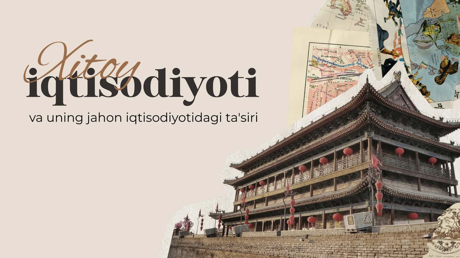 Xitoy iqtisodiyoti va uning jahon iqtisodiyotidagi ta'siri 1