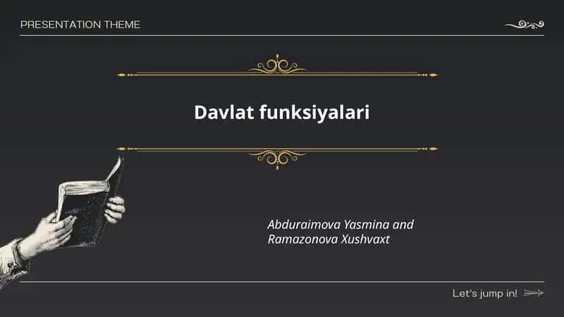 Davlat funksiyalari 1