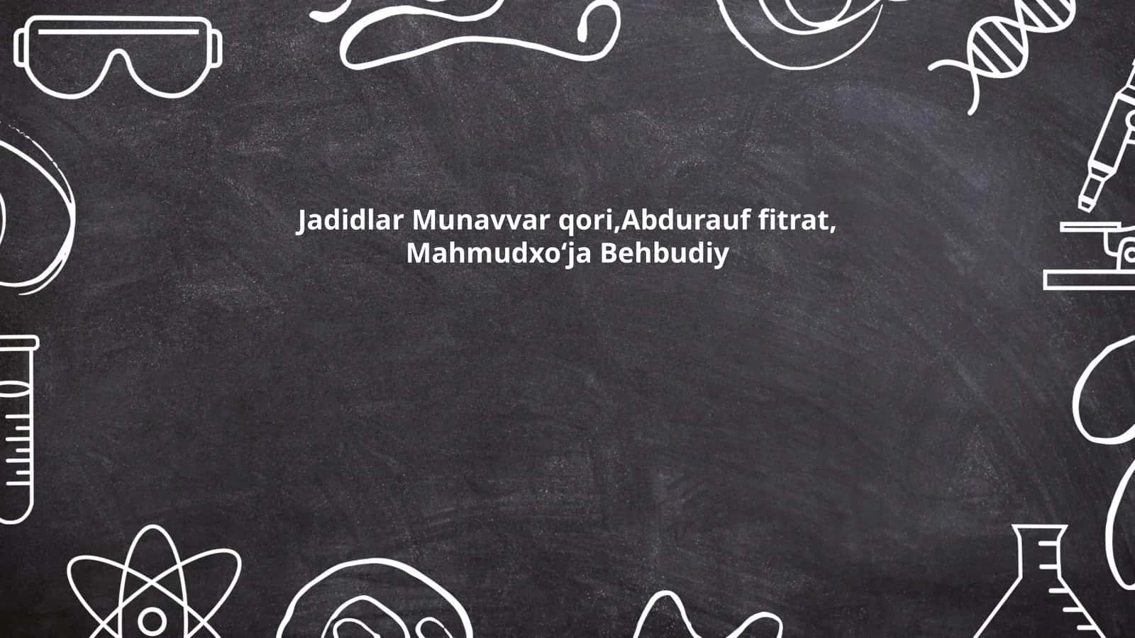 Munavvar Qori hayoti va faoliyati 1