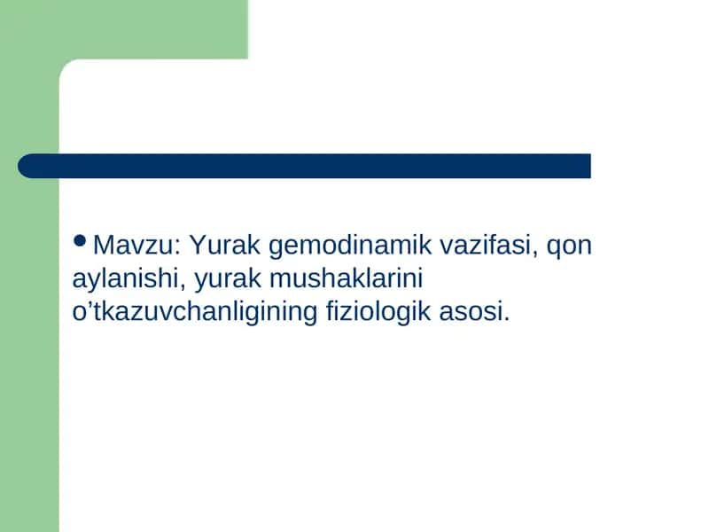 yurak gemodinamik funksiyasi 1
