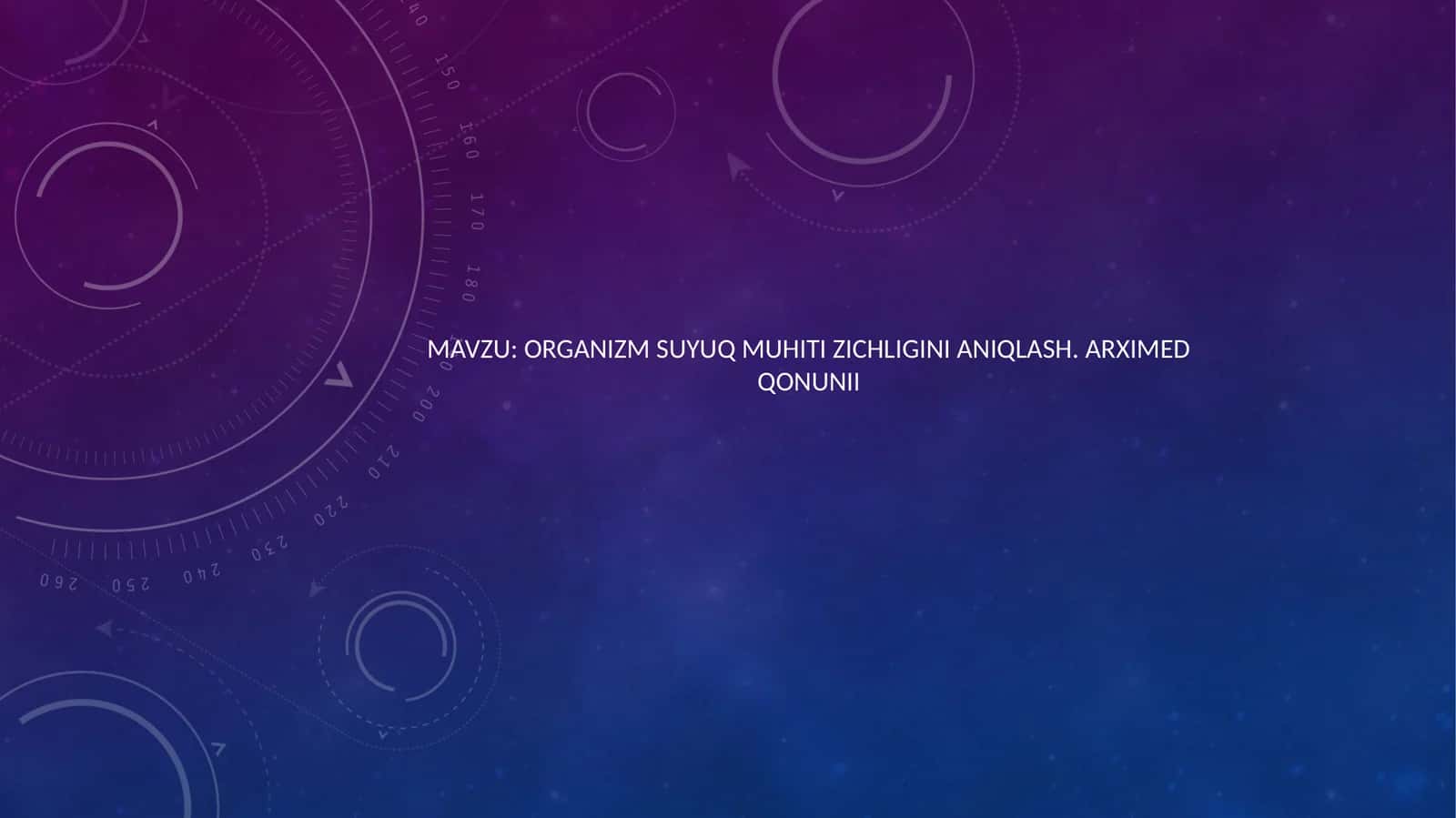 Arximed qonuni 1