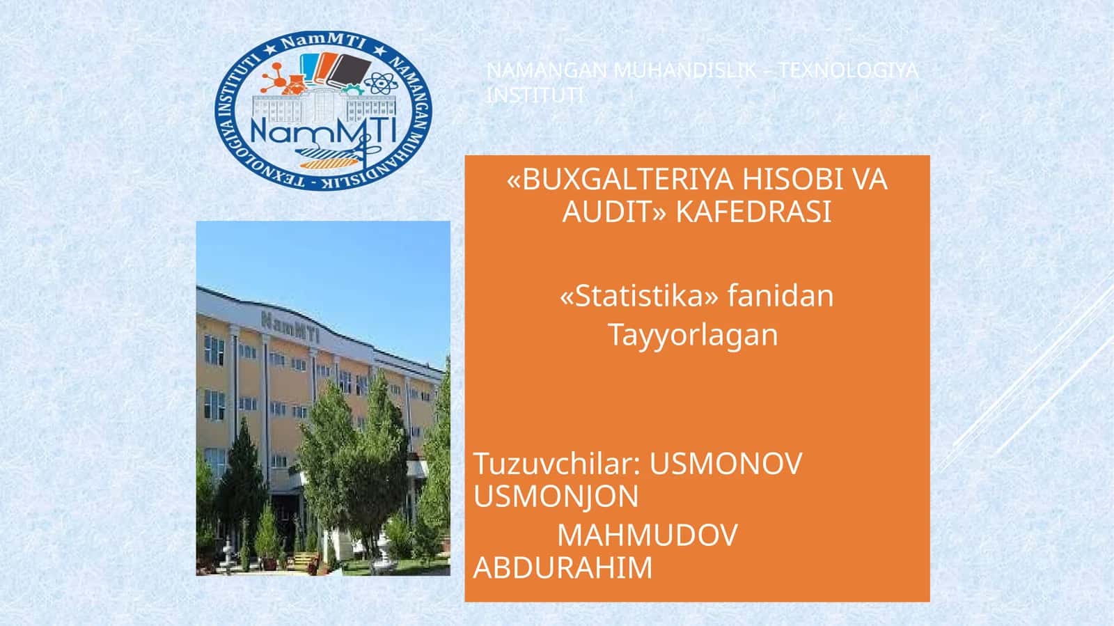 Milliy hisoblar tizimi va makro iqtisodiy ko'rsatkichlari tizimi 1