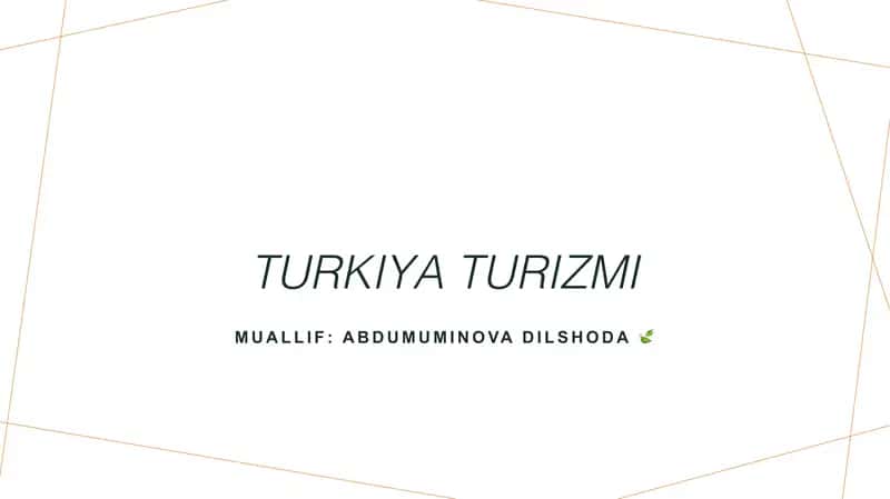 Turkiya turizmi 1