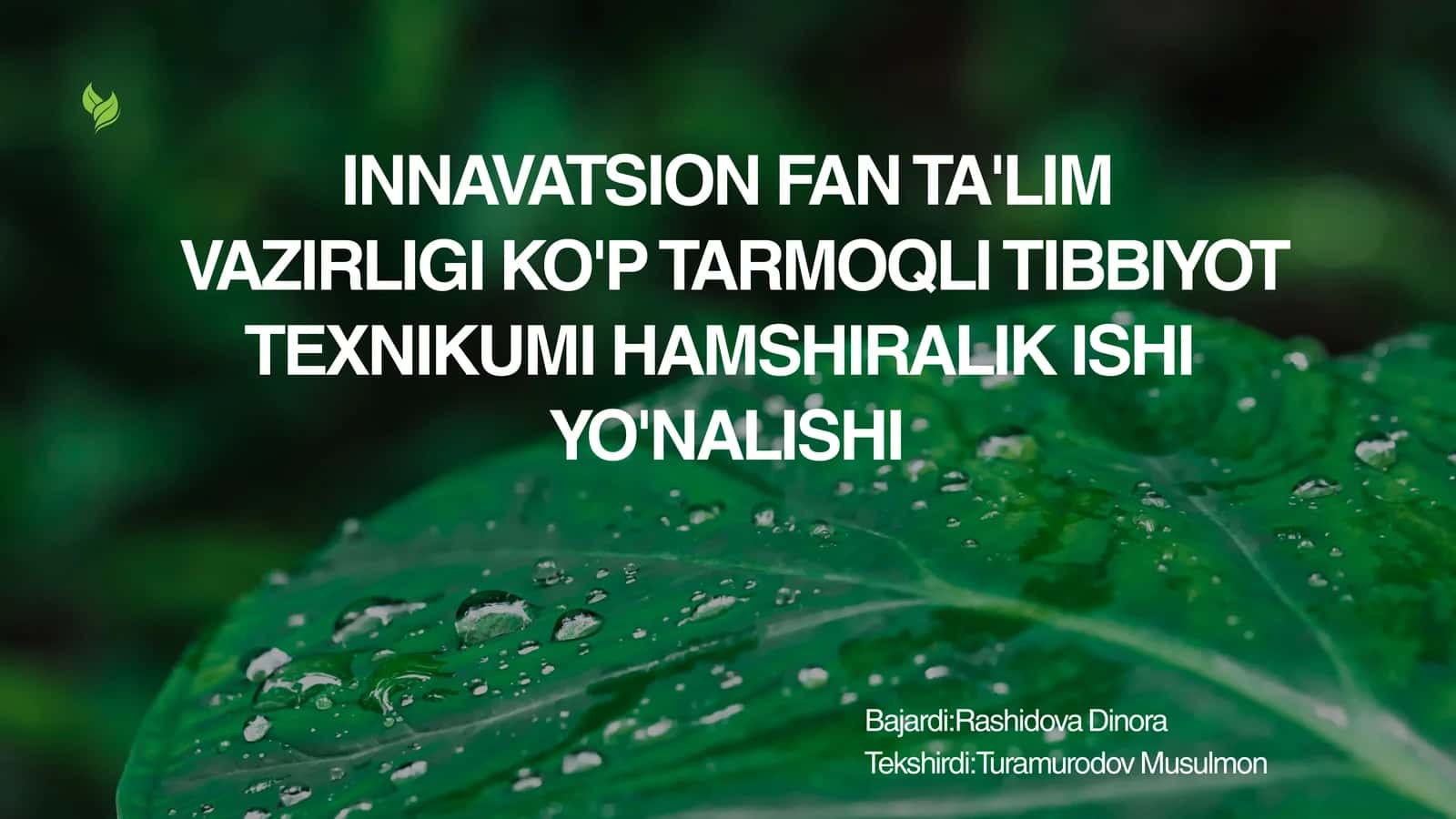 KASALLIK ETIOLOGIYASI, PATOGENEZI, RIVOJLANISHI 1