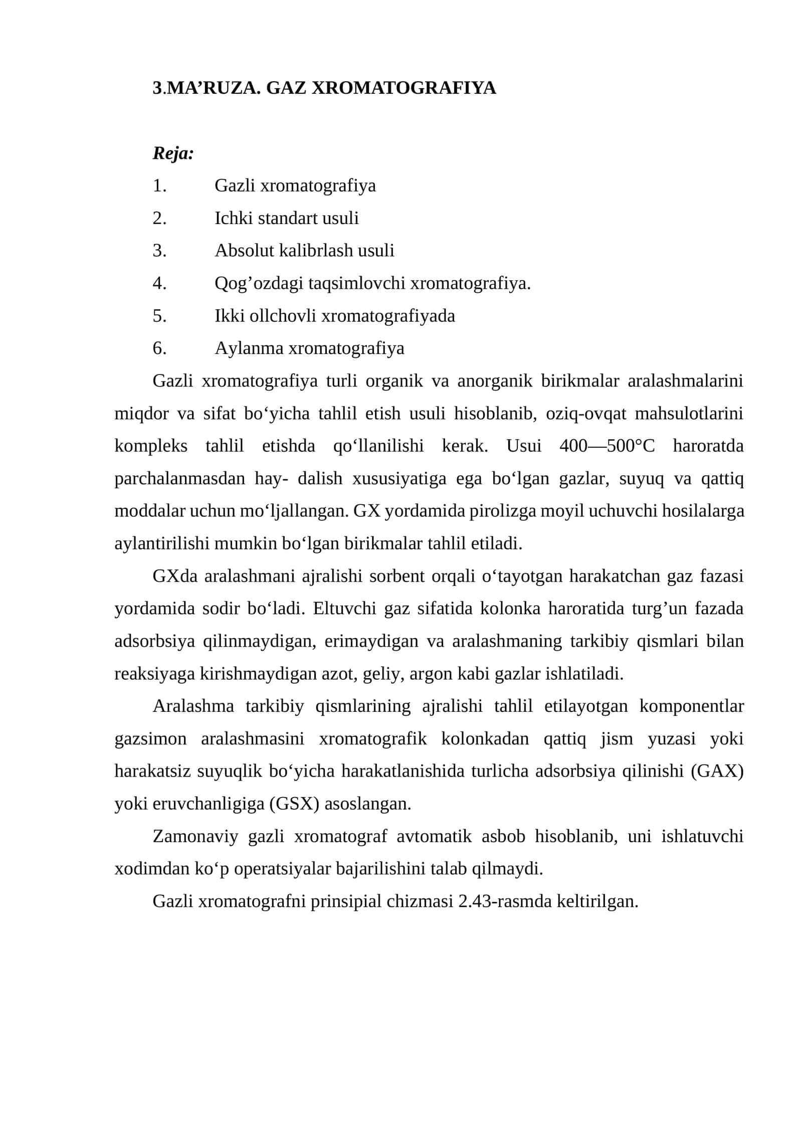 Gaz xromatografiya 1