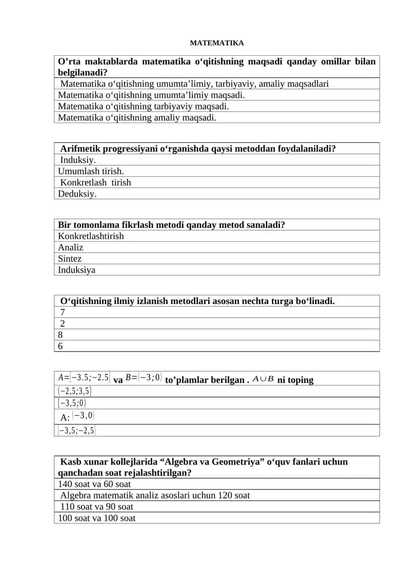 MATEMATIKA 1
