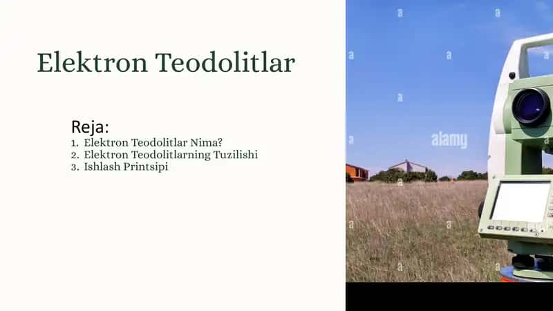 Elektron Teodolitlar 1