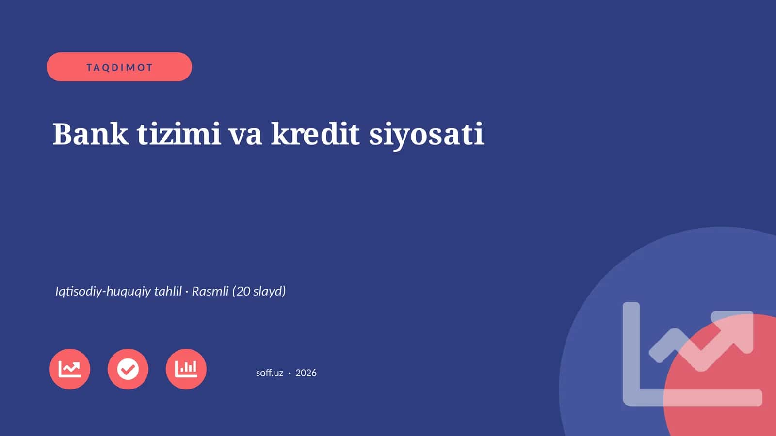 Bank tizimi va kredit siyosati 1