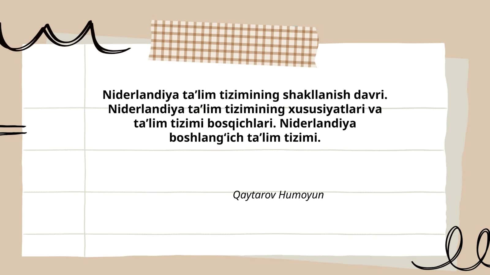 Niderlandiya taʼlim tizimi 1
