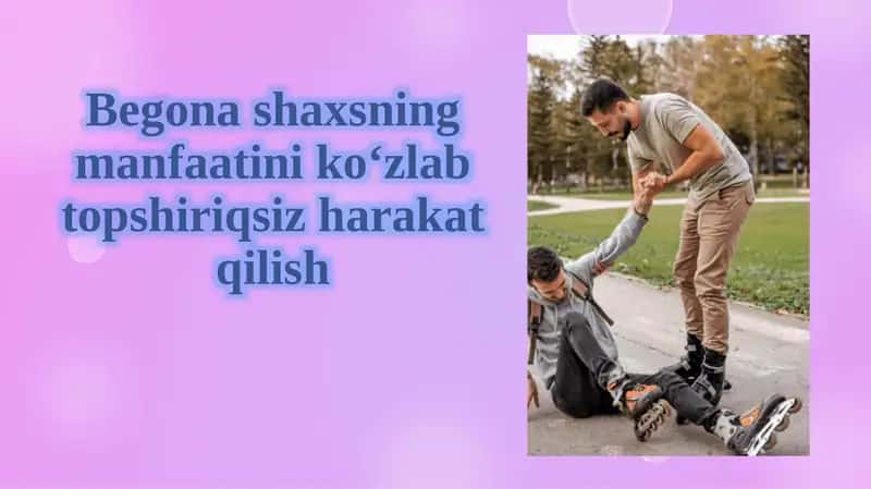 Manfaatiniko‘zlabtopshiriqsiz harakat qilish 1