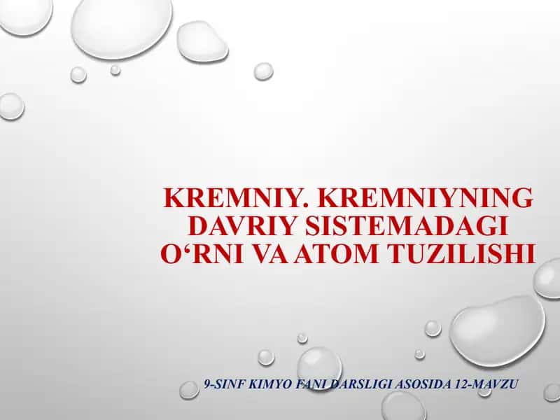 Kremniy 1