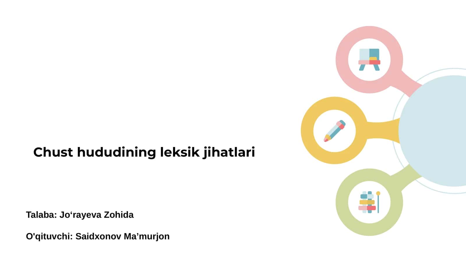 Chust hududining leksik jihatlari 1