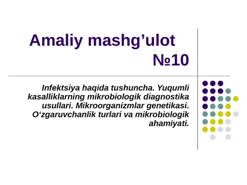Amaliy mashg’ulot№10 1