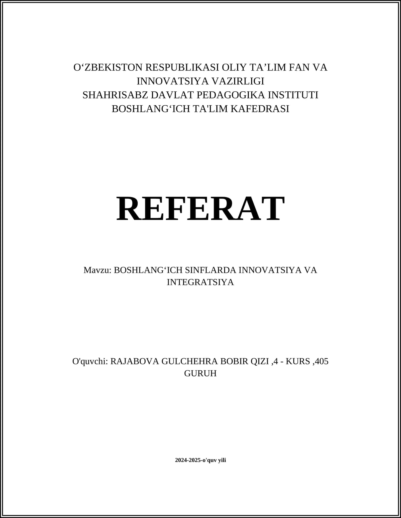 Interfaol oʻqitish usullari 1