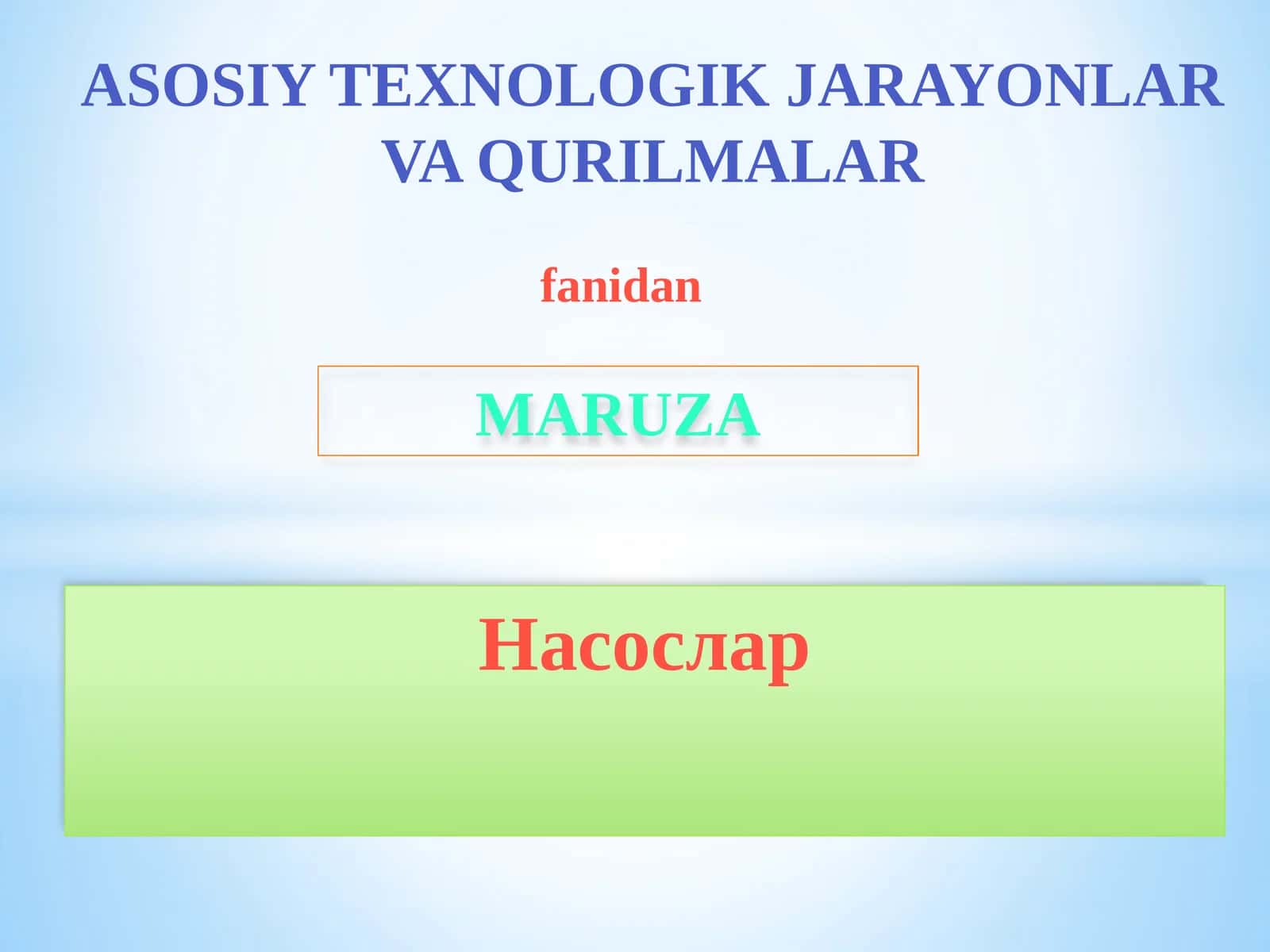 Nasoslar 1