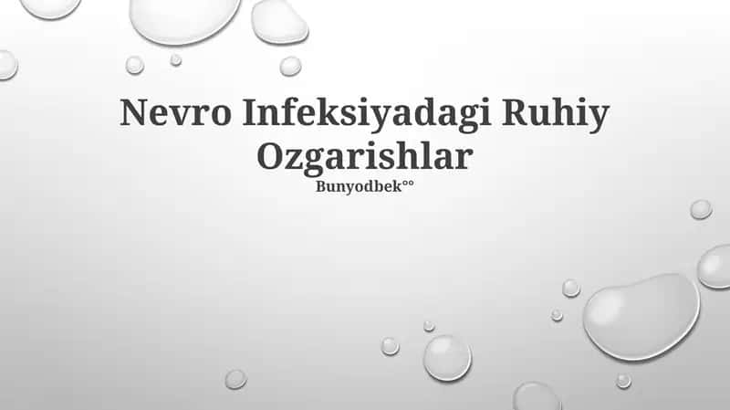 Nevro Infeksiyadagi Ruhiy Ozgarishlar 1