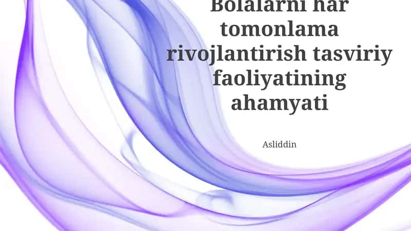 Ijtimoiy va muloqot ko'nikmalari 1