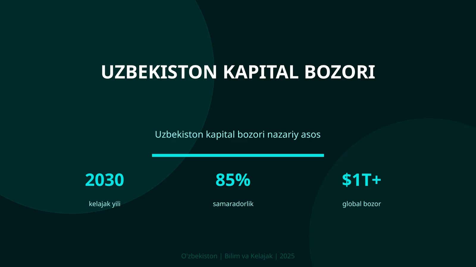 Uzbekiston kapital bozori 1