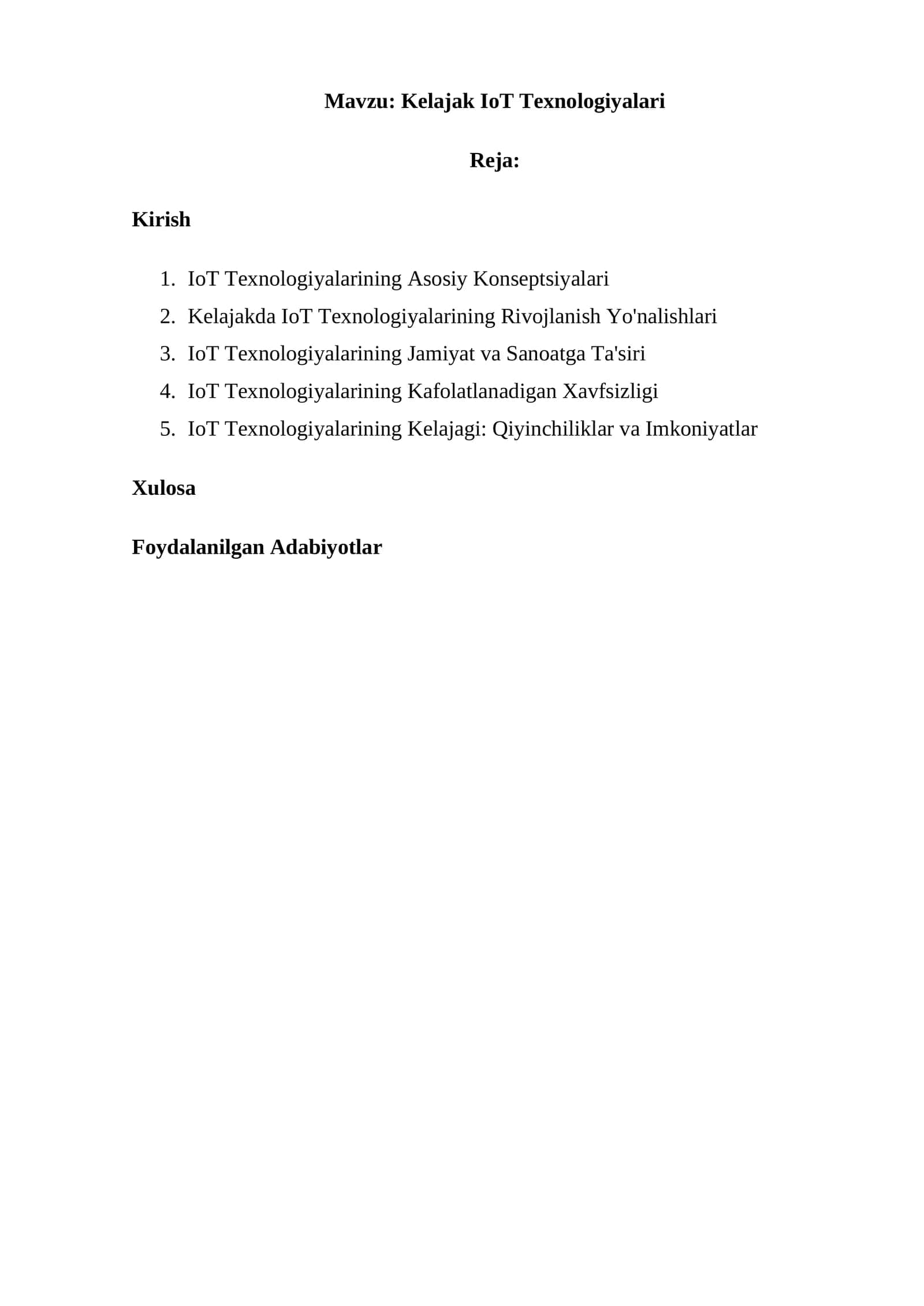 Kelajak IoT Texnologiyalari 1
