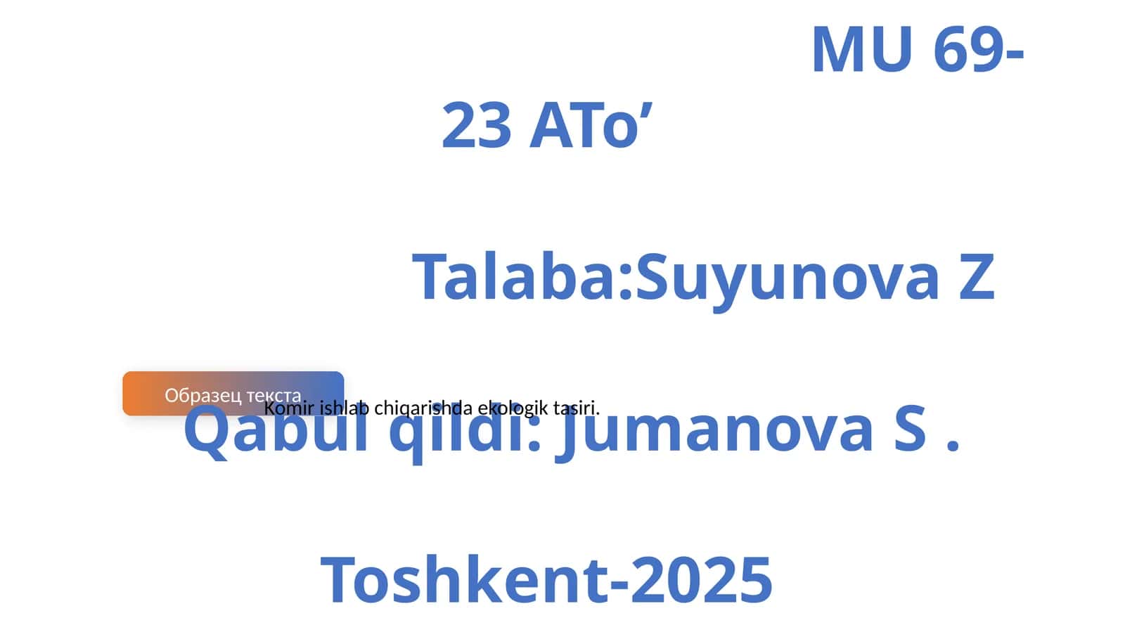 Qurulish materiallari ekologiyasi 1