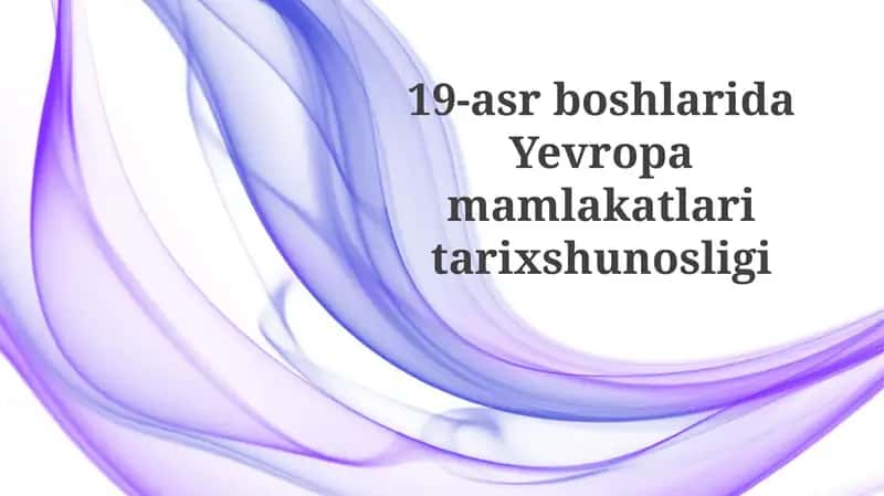 Napoleoning urushlari va tarixiy rivoyat 1